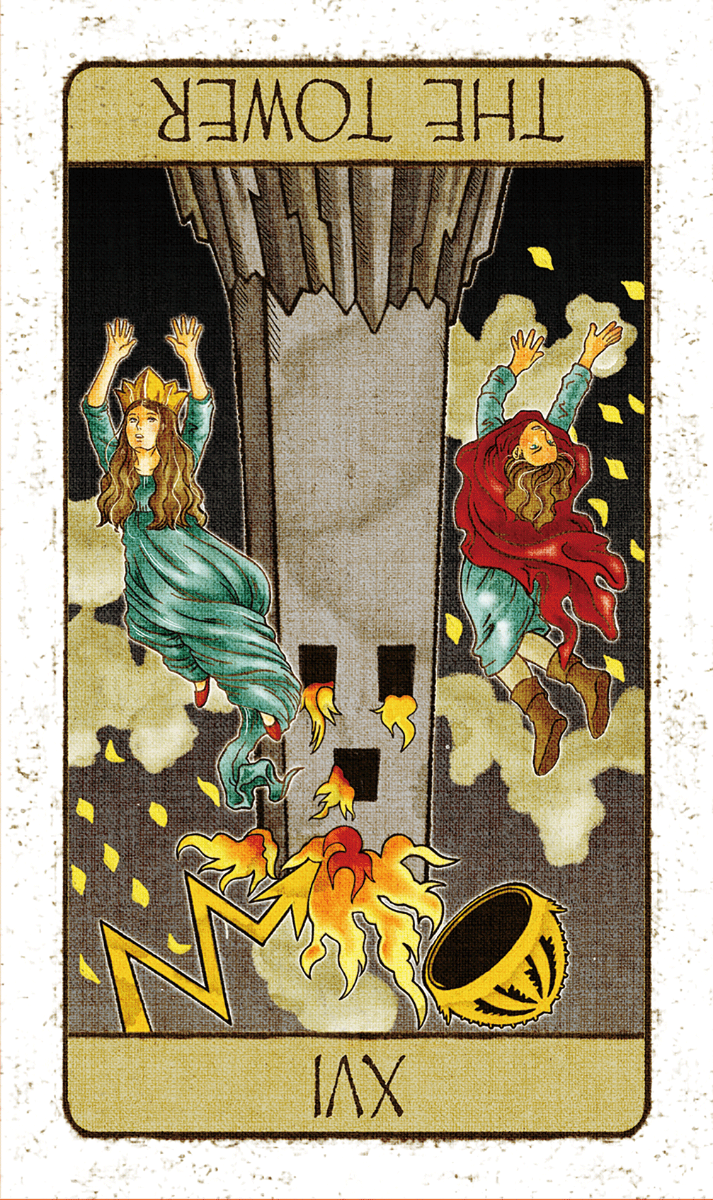 「塔」逆位置のイメージ