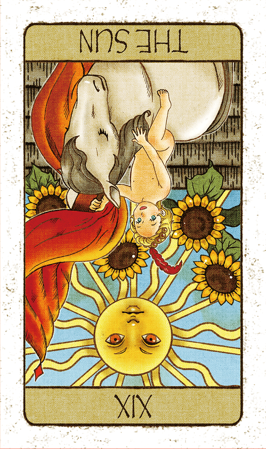 「太陽」逆位置のイメージ