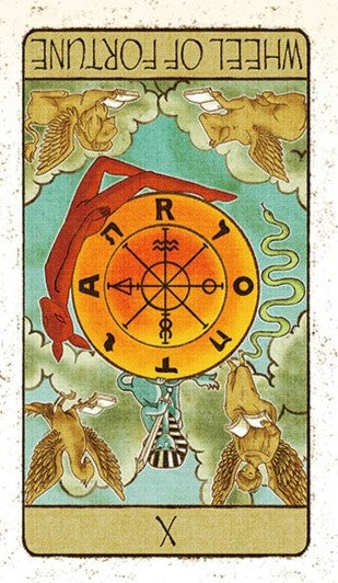 「運命の輪」逆位置のイメージ