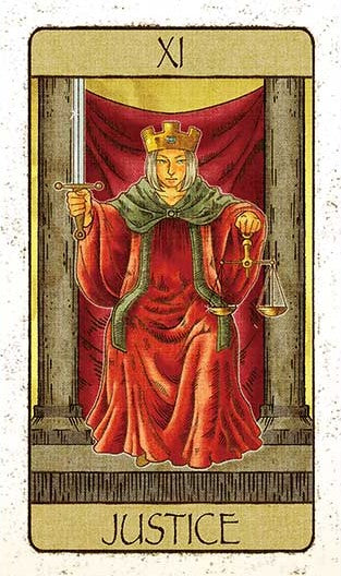 「正義」正位置のイメージ