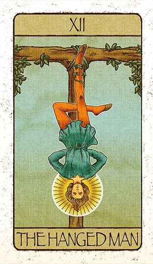 「吊るされた男」正位置のイメージ