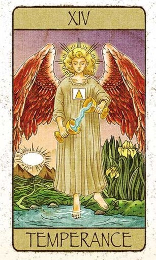 「節制」正位置のイメージ