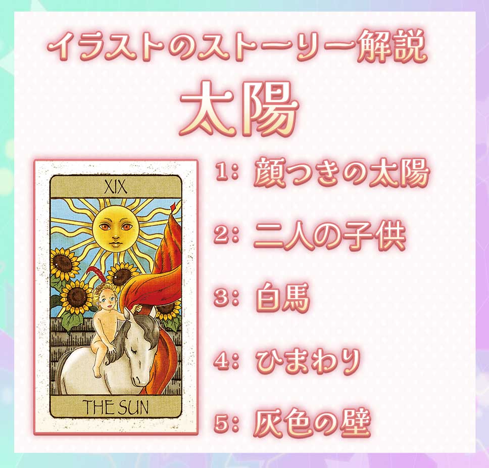 タロットカード「太陽」