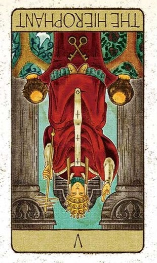 「教皇」逆位置のイメージ