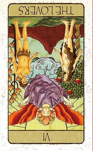 「恋人」逆位置のイメージ