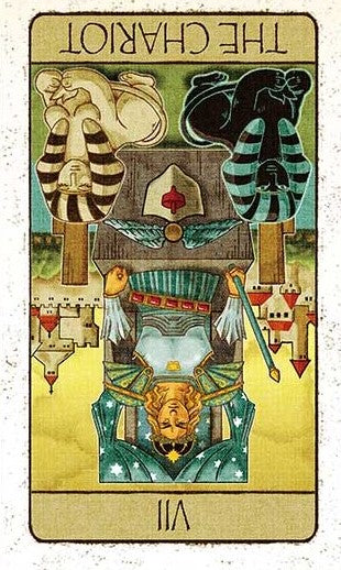 「戦車」逆位置のイメージ