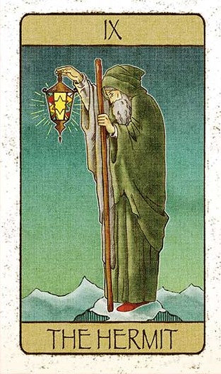 「隠者」正位置のイメージ