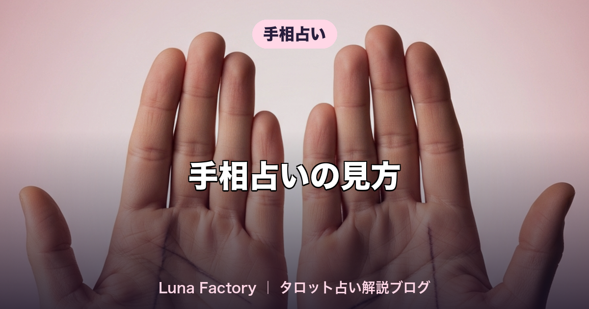 手相占いの見方|右手と左手の違い・主要7本の線の読み方を解説